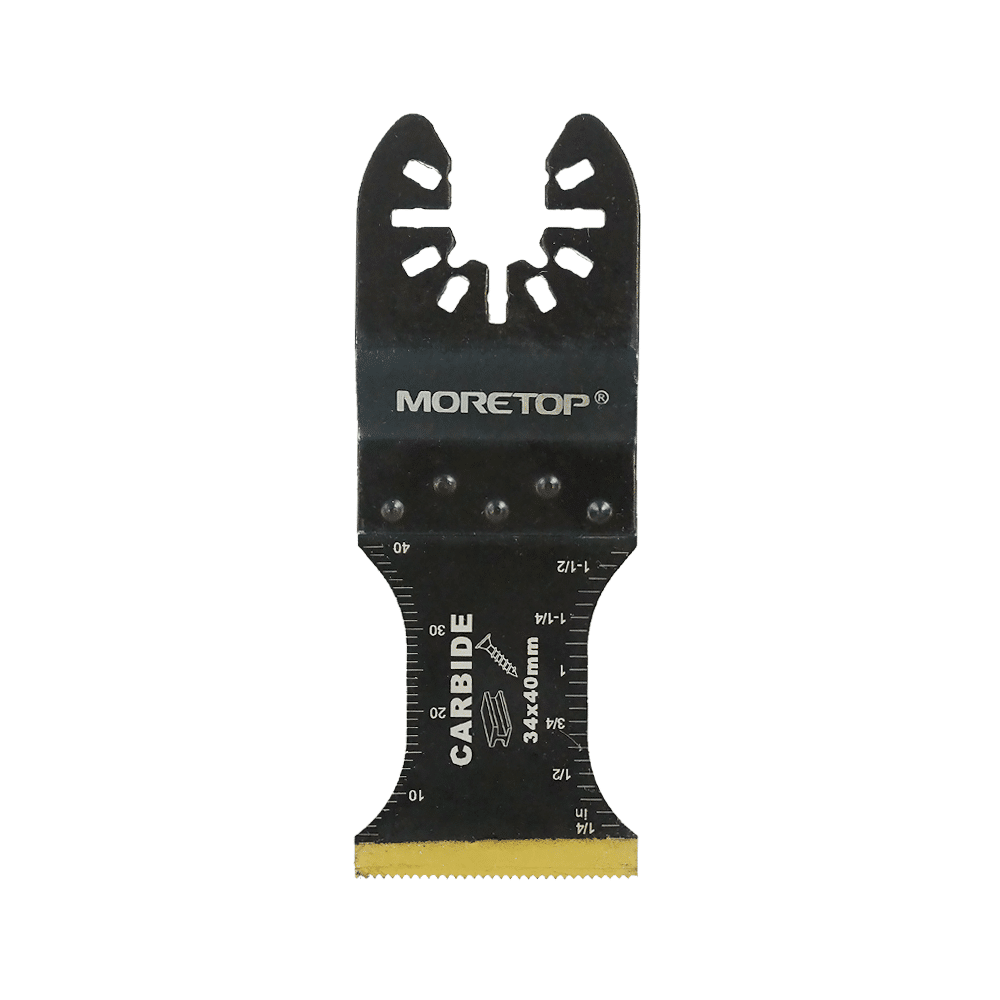 1 stk. 34 mm Multi-cut hårdmetalklinge. Markedets stærkeste klinge. Varenummer: MCMU-BC34A