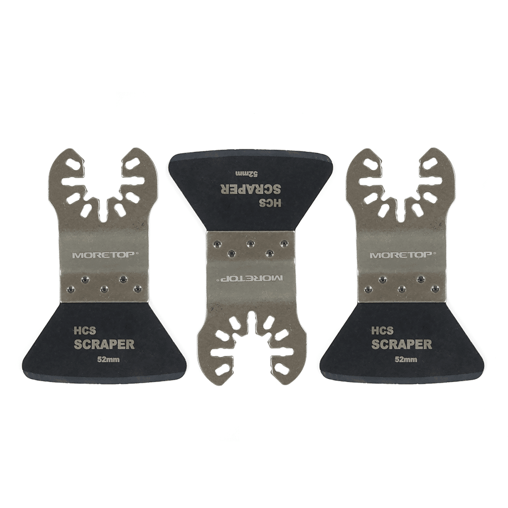 3 stk. 52 mm HCS Multi-cut skrabeklinge. Varenummer: MCMU-CS52A