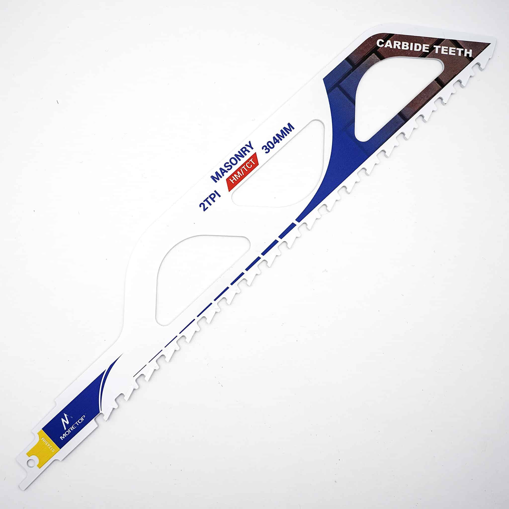 1. stk bajonetklinge til porebeton, hule mursten ect. Længde 304 mm. Varenummer: MCRB-S1243HMA