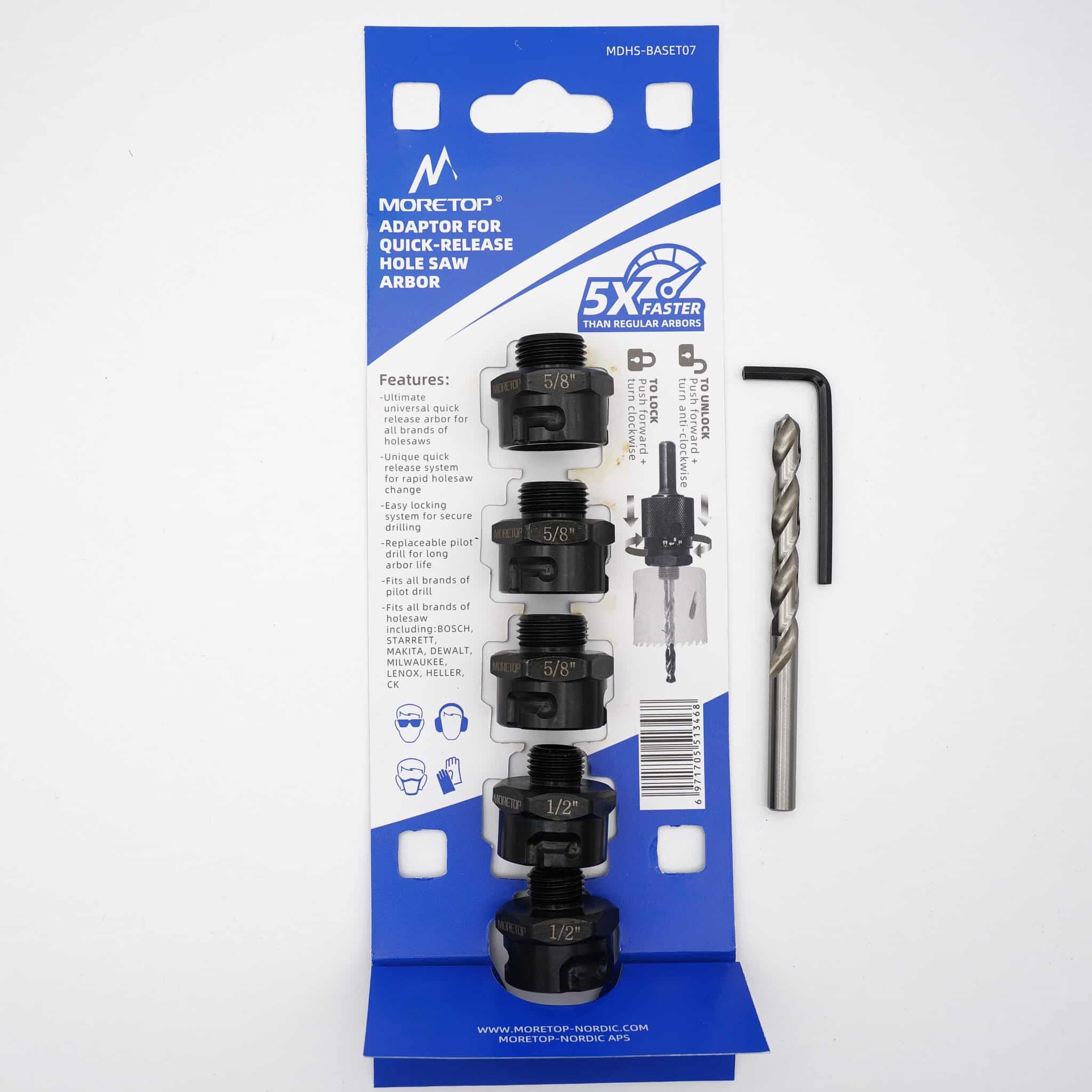 5 stk. ekstra adaptorer for Lynkobling. Varenummer: MDHS-BASET07